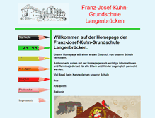 Tablet Screenshot of grundschule-langenbruecken.de